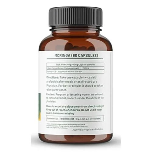 Ayuvya Moringa 500mg  Capsules (60cap)