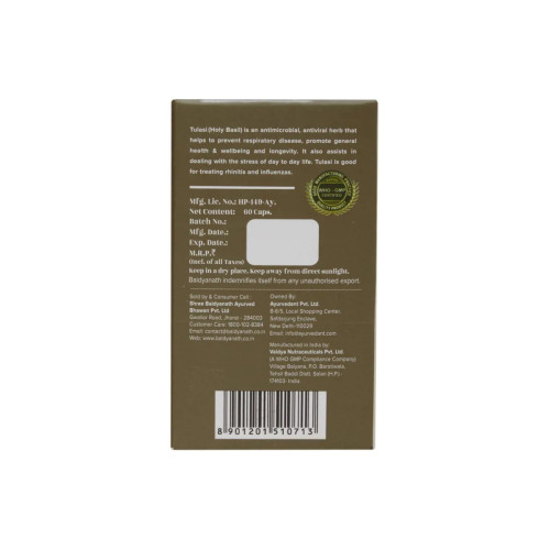 Baidyanath Ayurvedant Tulasi  Capsulesule (60 Capsules)