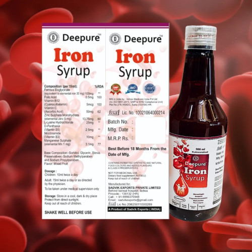 Deepure Iron Syrup (300ml)