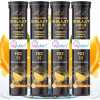 Raskam Himalayan Shilajit Gold 500Mg Orange Flavor Effervescent  Tablets (15 Tablets, Pack of 4)