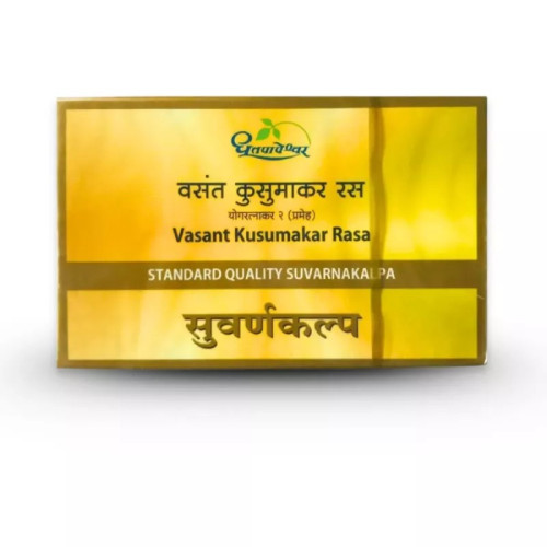 Dhootapapeshwar Vasant Kusumakar Ras (Standard) (60 Tablets)