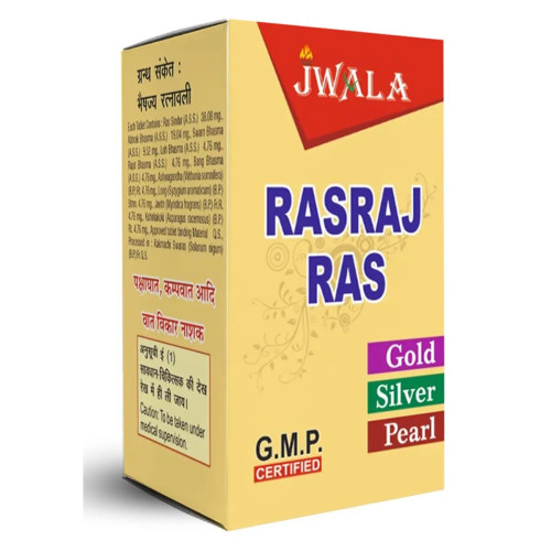 Shri Jwala Ayurved Bhawan Rasraj Ras  Tablets (30 Tablets)