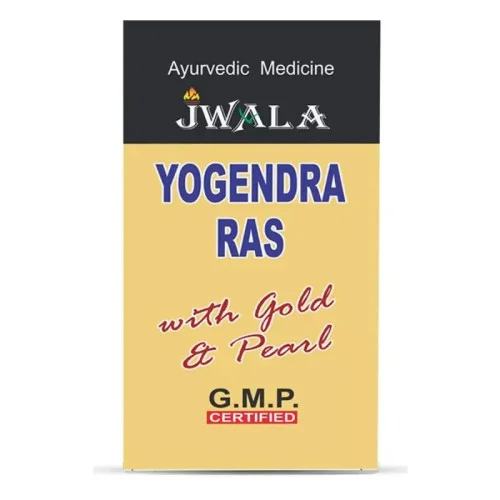 Shri Jwala Ayurved Bhawan Yogendra Ras  Tablets (60 Tablets)