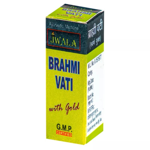 Shri Jwala Ayurved Bhawan Brahmi Vati (Mukta Yukt)  Tablets (60 Tablets)
