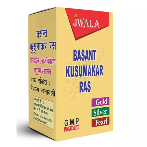 Shri Jwala Ayurved Bhawan Basant Kusumakar Ras  Tablets (60 Tablets)