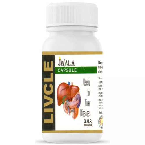 Shri Jwala Ayurved Bhawan Livcle  Capsules (525cap)