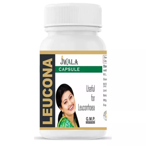 Shri Jwala Ayurved Bhawan Leucona  Capsules (525cap)