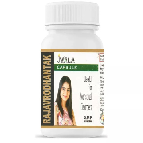 Shri Jwala Ayurved Bhawan Rajavrodhantak  Capsules (525cap)