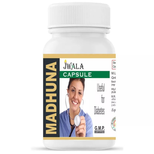 Shri Jwala Ayurved Bhawan Madhuna  Capsules (525cap)