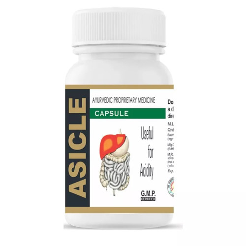 Shri Jwala Ayurved Bhawan Asicle  Capsules (525cap)