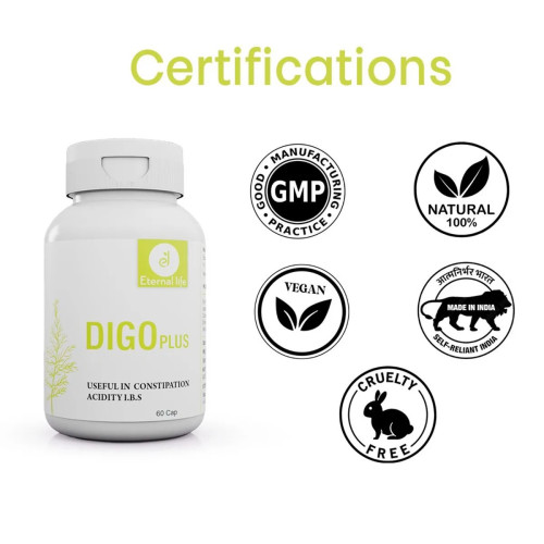 Eternal Life Ayurveda Digo Plus Useful In Constipation Acidity (60cap)