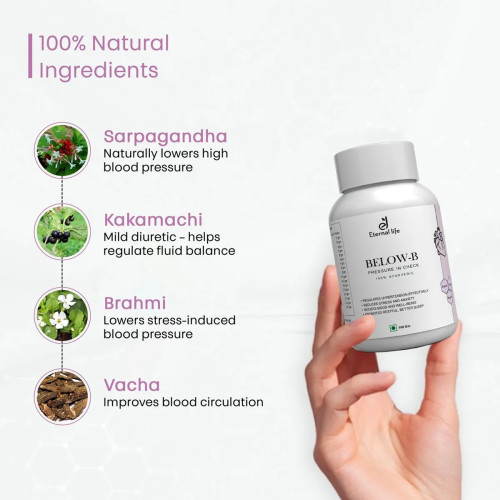 Eternal Life Ayurveda Below-B Blood Pressure In Check (100g)