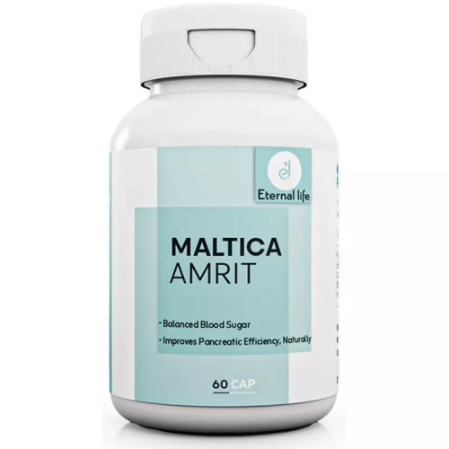 Eternal Life Ayurveda Maltica Amrit Balanced Blood Sugar (60cap)