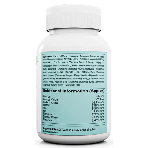 Eternal Life Ayurveda Maltica Amrit Balanced Blood Sugar (60cap)