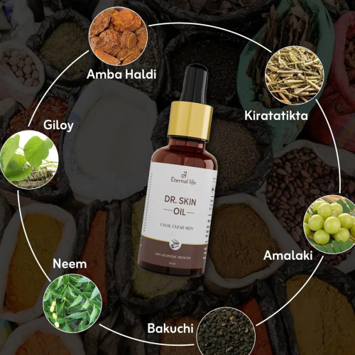 Eternal Life Ayurveda Dr. Skin Oil Calm Clear Skin (30ml)