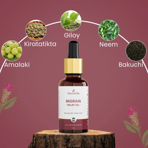 Eternal Life Ayurveda Migrain Relief Oil (30ml)