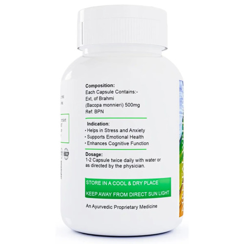 Eternal Life Ayurveda Brahmi  Capsules (60cap)