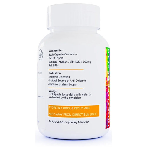 Eternal Life Ayurveda Triphala  Capsules Digestive Health (60cap)