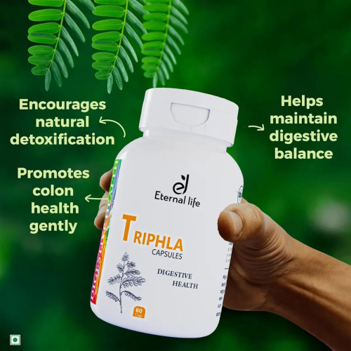 Eternal Life Ayurveda Triphala  Capsules Digestive Health (60cap)