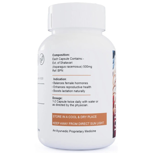 Eternal Life Ayurveda Shatavari  Capsules Restore Balance Naturally (60cap)