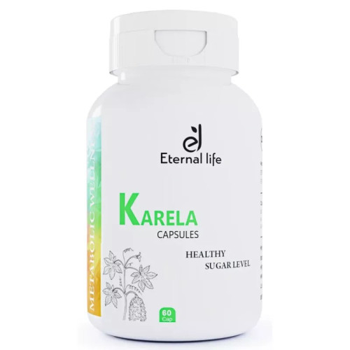 Eternal Life Ayurveda Karela  Capsules Healthy Sugar Level (60cap)