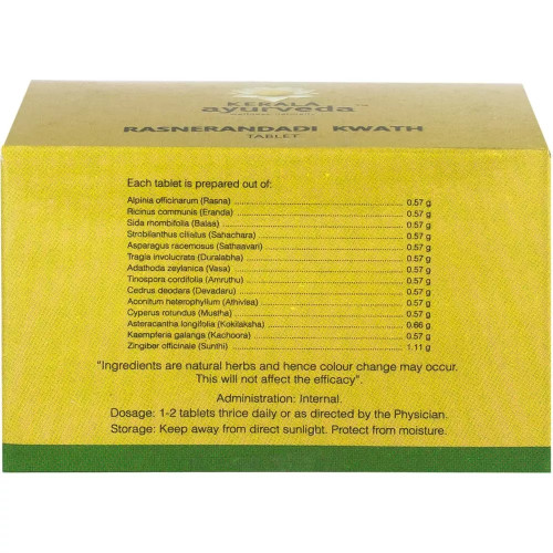 Kerala Ayurveda Rasnerandadi Kwath  Tablets (100 Tablets)