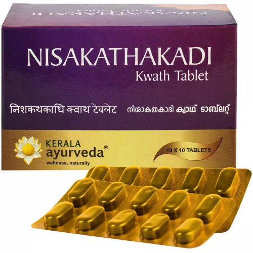 Kerala Ayurveda Nisakathakadi Kwath  Tablet (100 Tablets)