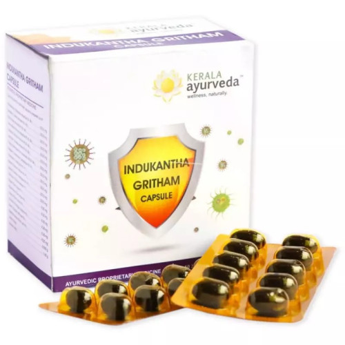 Kerala Ayurveda Indukantha Gritham  Capsulesule (100 Capsules)