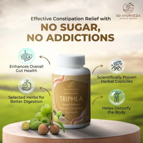 Go Ayurveda Dhanvantri Triphla  Capsules (60cap)
