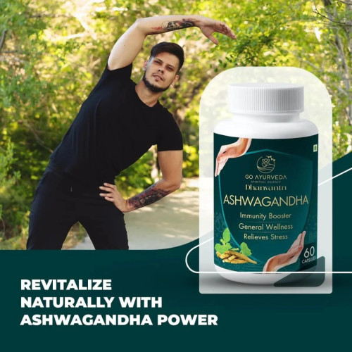 Go Ayurveda Dhanvantri Ashwagandha  Capsules (60cap)