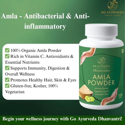 Go Ayurveda Dhanvantri Amla Powder (100g)