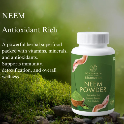 Go Ayurveda Dhanvantri Neem Powder (100g)