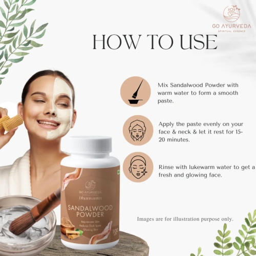 Go Ayurveda Dhanvantri Sandalwood Powder (100g)