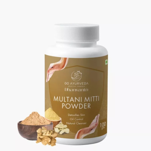 Go Ayurveda Dhanvantri Multani Mitti Powder (100g)