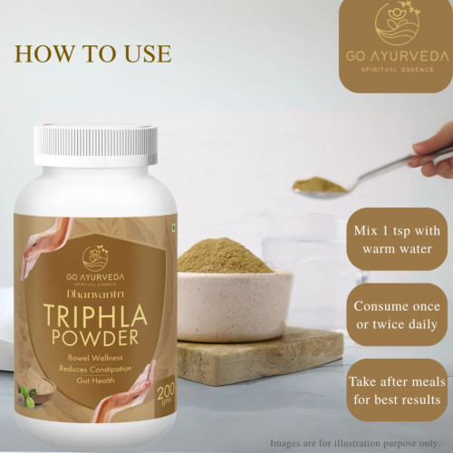 Go Ayurveda Dhanvantri Triphla Powder (200g)