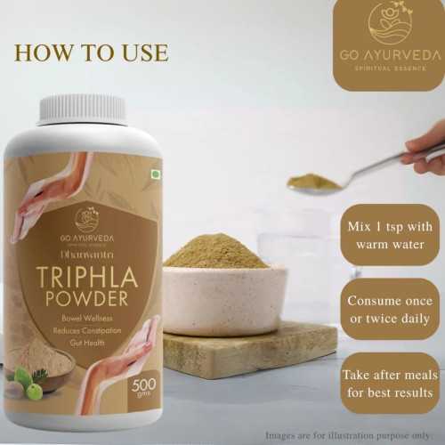Go Ayurveda Dhanvantri Triphla Powder (500g)