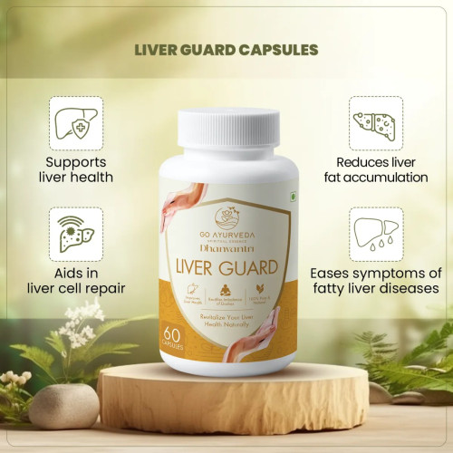 Go Ayurveda Dhanvantri Liver Guard  Capsules (60cap)