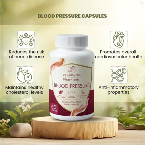Go Ayurveda Dhanvantri Blood Pressure  Capsules (60cap)