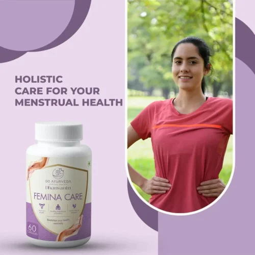 Go Ayurveda Dhanvantri Femina Care  Capsules (60cap)