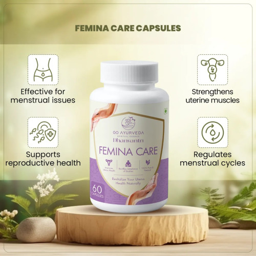 Go Ayurveda Dhanvantri Femina Care  Capsules (60cap)