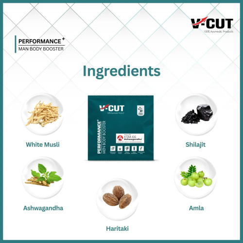 V-Cut Performance Men Body Booster (Each Sachet 5g) (15Sachet)