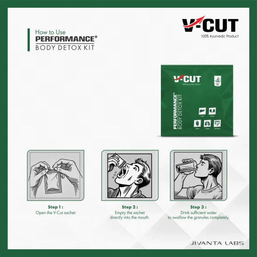 V-Cut Performance Body Detox Kit (Each Sachet 5g) (15Sachet)