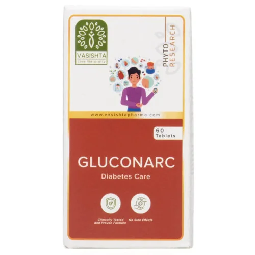 Vasishta Gluconarc Diabetes Care  Capsules (60 Tablets)