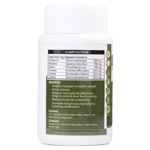 Vasishta Slimnarc  Capsules (60cap)