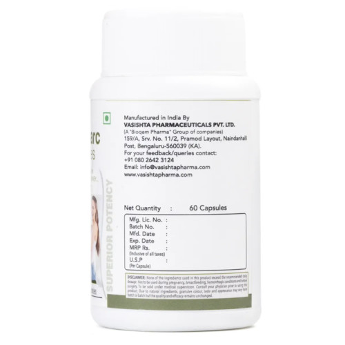Vasishta Slimnarc  Capsules (60cap)