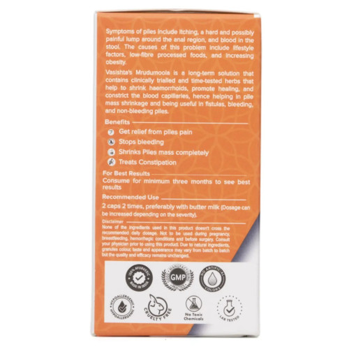 Vasishta Mrudumoola  Capsules (60cap)