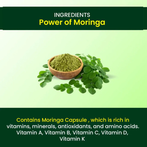Cipzer Moringa Oleifera  Capsulesule (60cap, Pack of 2)
