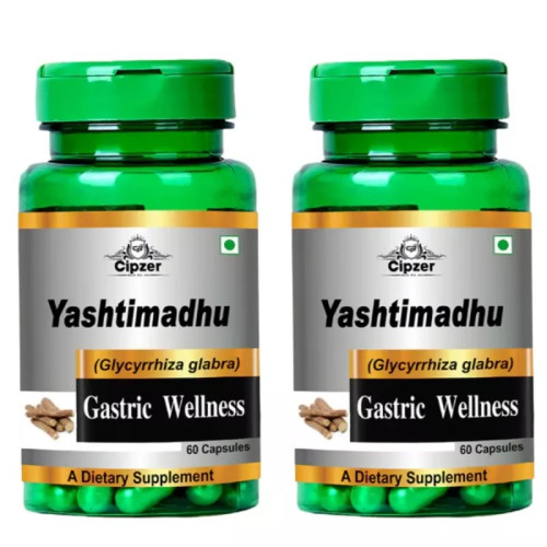 Cipzer Yashtimadhu  Capsulesule (60cap, Pack of 2)