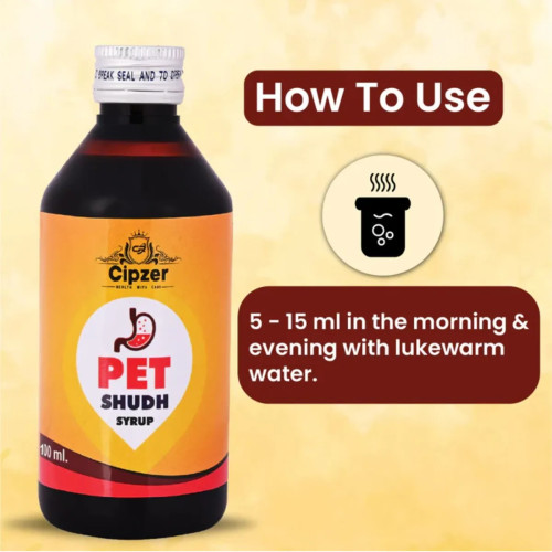 Cipzer Pet Shudh Syrup (200ml, Pack of 2)