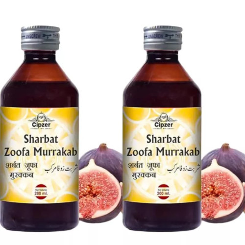 Cipzer Sharbat Zoofa Murrkab (200ml, Pack of 2)
